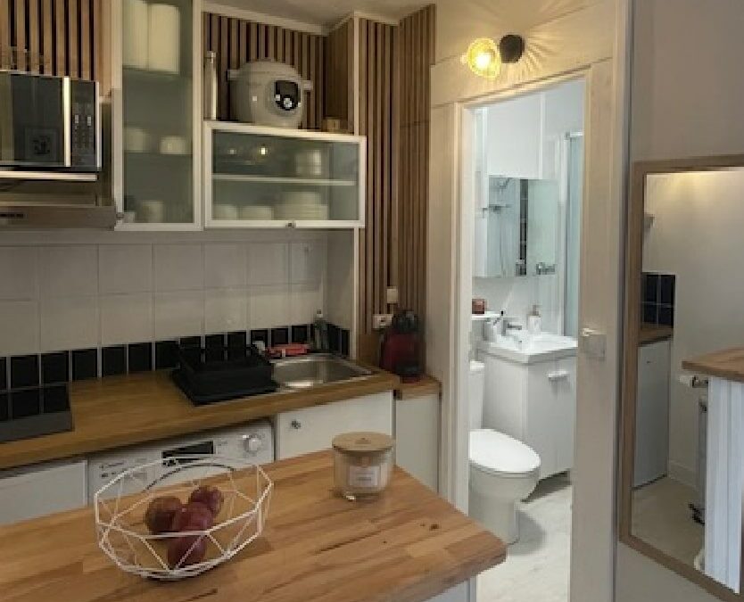 Aménagement et rénovation d'une cuisine dans un T1