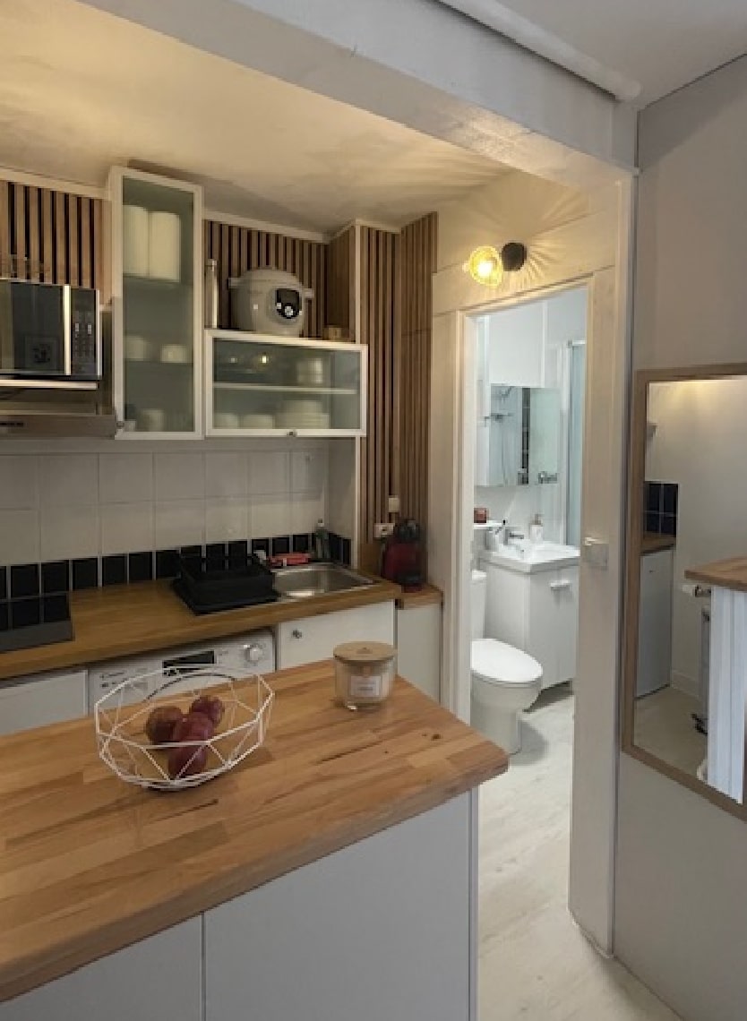 Aménagement et rénovation d'une cuisine dans un T1